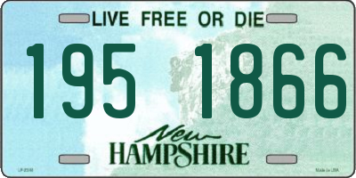 NH license plate 1951866