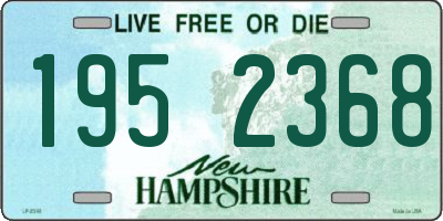 NH license plate 1952368