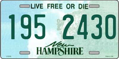 NH license plate 1952430