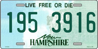 NH license plate 1953916