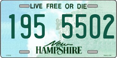 NH license plate 1955502