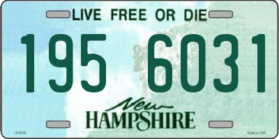 NH license plate 1956031