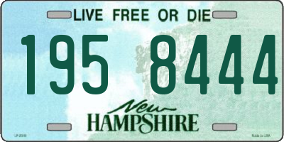 NH license plate 1958444