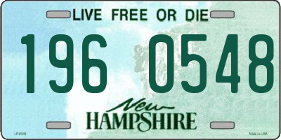 NH license plate 1960548