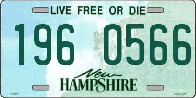 NH license plate 1960566