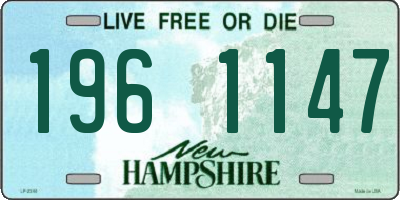 NH license plate 1961147