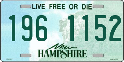 NH license plate 1961152