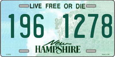 NH license plate 1961278