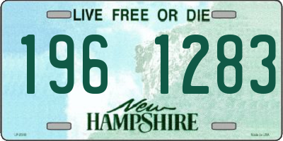 NH license plate 1961283