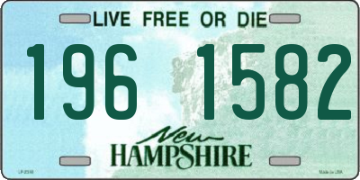 NH license plate 1961582
