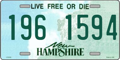 NH license plate 1961594