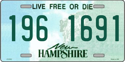 NH license plate 1961691