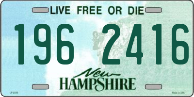 NH license plate 1962416