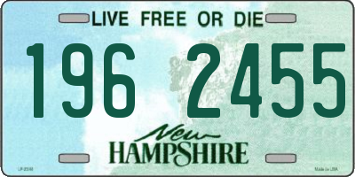 NH license plate 1962455