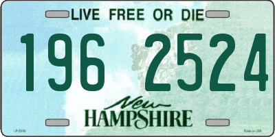 NH license plate 1962524