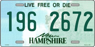 NH license plate 1962672