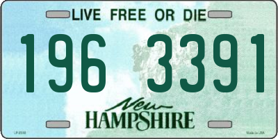 NH license plate 1963391