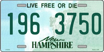 NH license plate 1963750