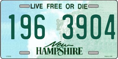 NH license plate 1963904