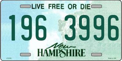 NH license plate 1963996