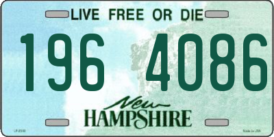 NH license plate 1964086