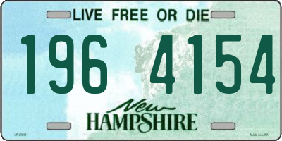 NH license plate 1964154
