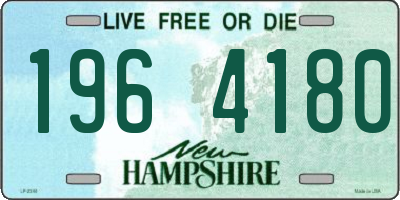 NH license plate 1964180