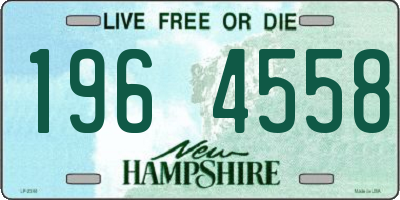 NH license plate 1964558