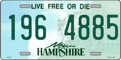 NH license plate 1964885