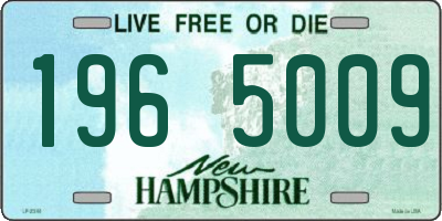 NH license plate 1965009