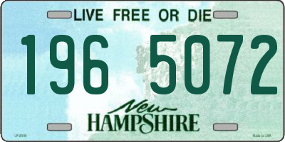 NH license plate 1965072