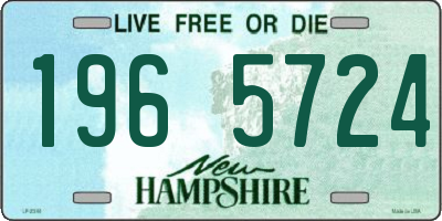 NH license plate 1965724