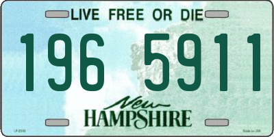 NH license plate 1965911