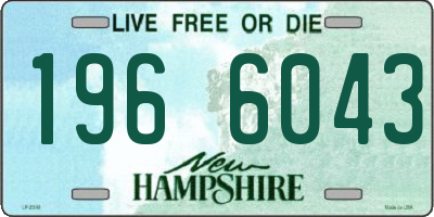 NH license plate 1966043