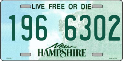 NH license plate 1966302