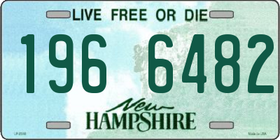 NH license plate 1966482