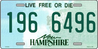 NH license plate 1966496