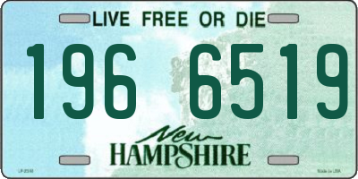 NH license plate 1966519