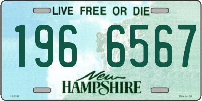 NH license plate 1966567