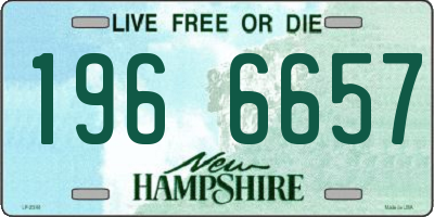 NH license plate 1966657