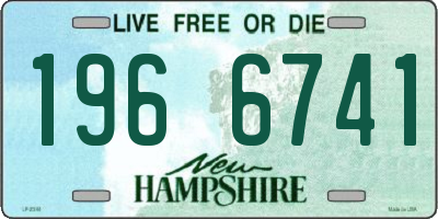 NH license plate 1966741