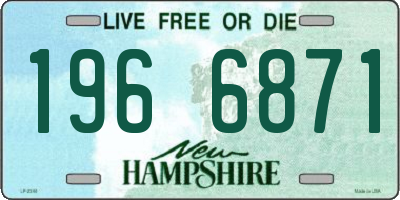 NH license plate 1966871