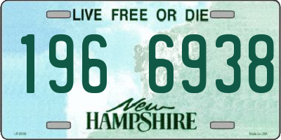 NH license plate 1966938