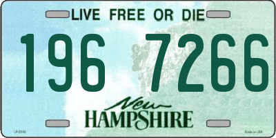 NH license plate 1967266