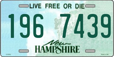 NH license plate 1967439