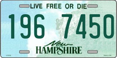 NH license plate 1967450