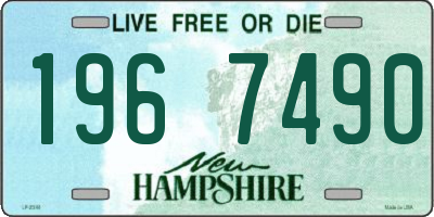 NH license plate 1967490
