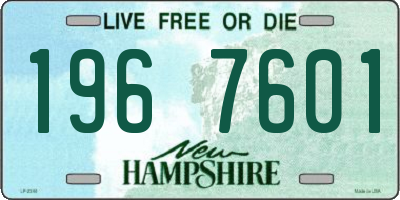 NH license plate 1967601