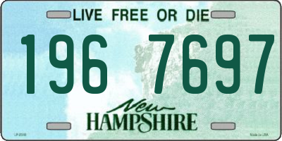 NH license plate 1967697