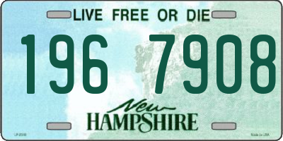 NH license plate 1967908
